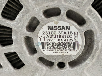 2013-2017 Nissan Altima Alternator Replacement Generator Charging Assembly Engine OEM P/N:A2TJ1881ZC 23100 3TA1B Fits OEM Used Auto Parts