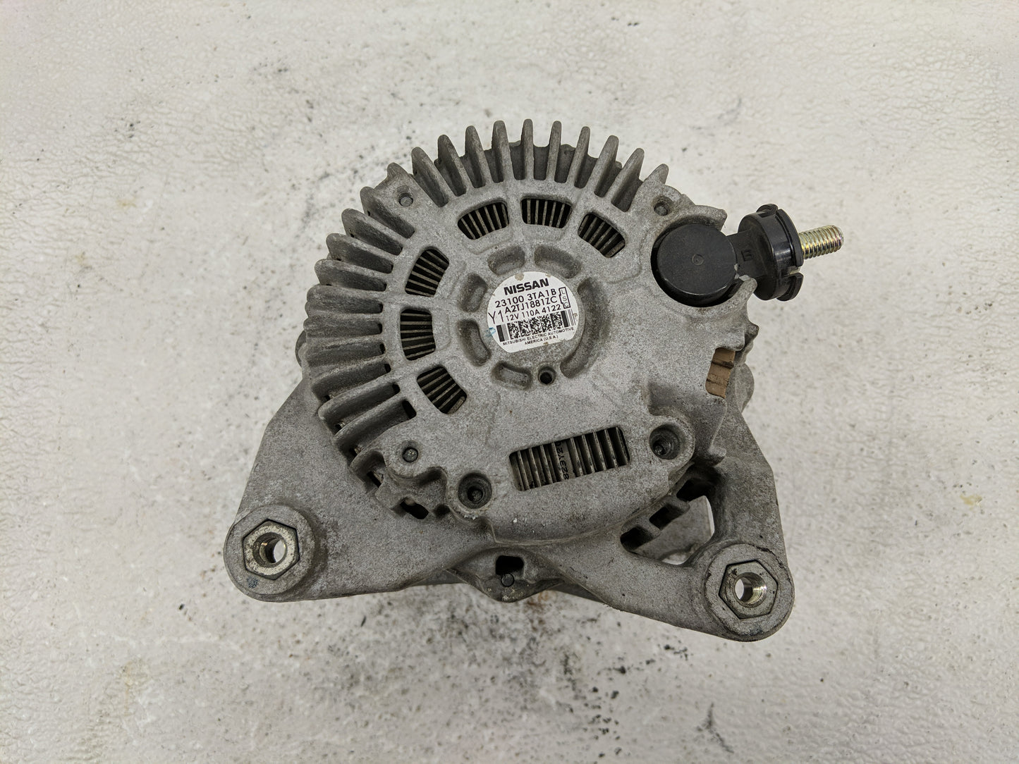 2013-2017 Nissan Altima Alternator Replacement Generator Charging Assembly Engine OEM P/N:A2TJ1881ZC 23100 3TA1B Fits OEM Us