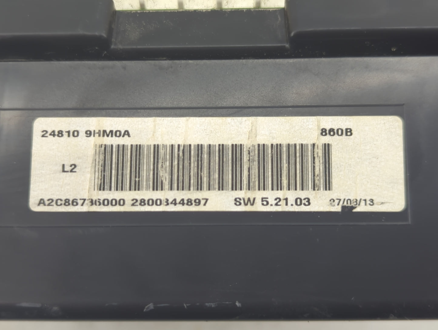 2014 Nissan Altima Instrument Cluster Speedometer Gauges P/N:24810 9HM0A Fits OEM Used Auto Parts - Oemusedautoparts1.com