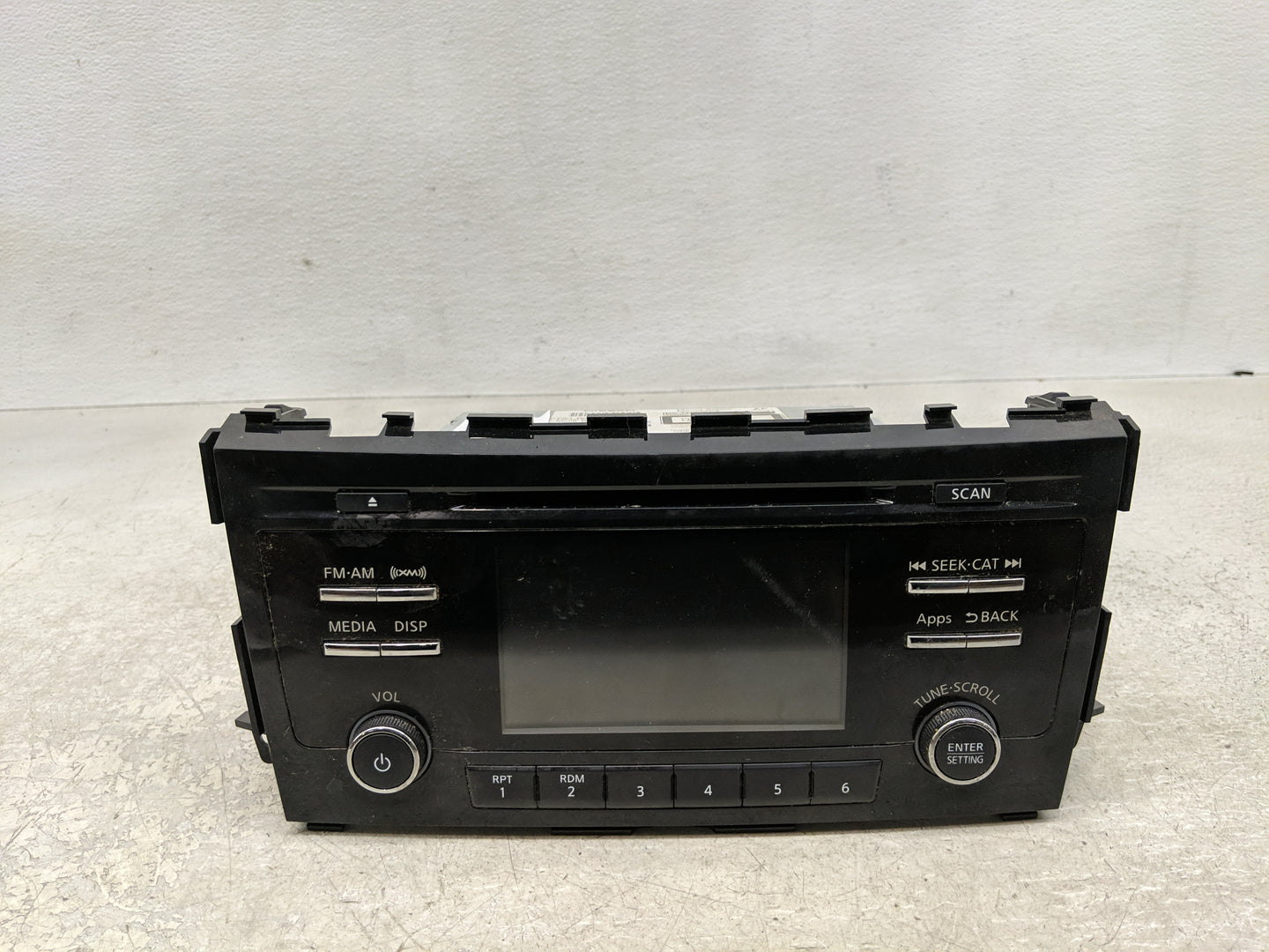 2013-2015 Nissan Altima Radio AM FM Cd Player Receiver Replacement P/N:281853TAB1B Fits Fits 2013 2014 2015 OEM Used Auto Pa