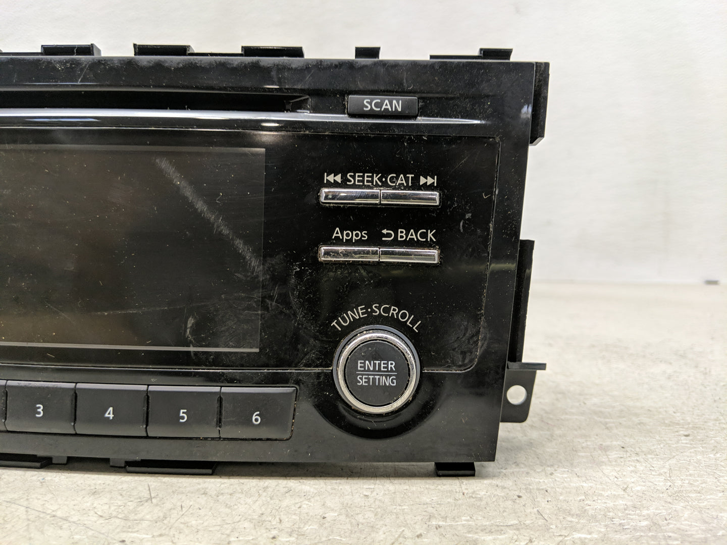 2013-2015 Nissan Altima Radio AM FM Cd Player Receiver Replacement P/N:281853TAB1B Fits Fits 2013 2014 2015 OEM Used Auto Pa