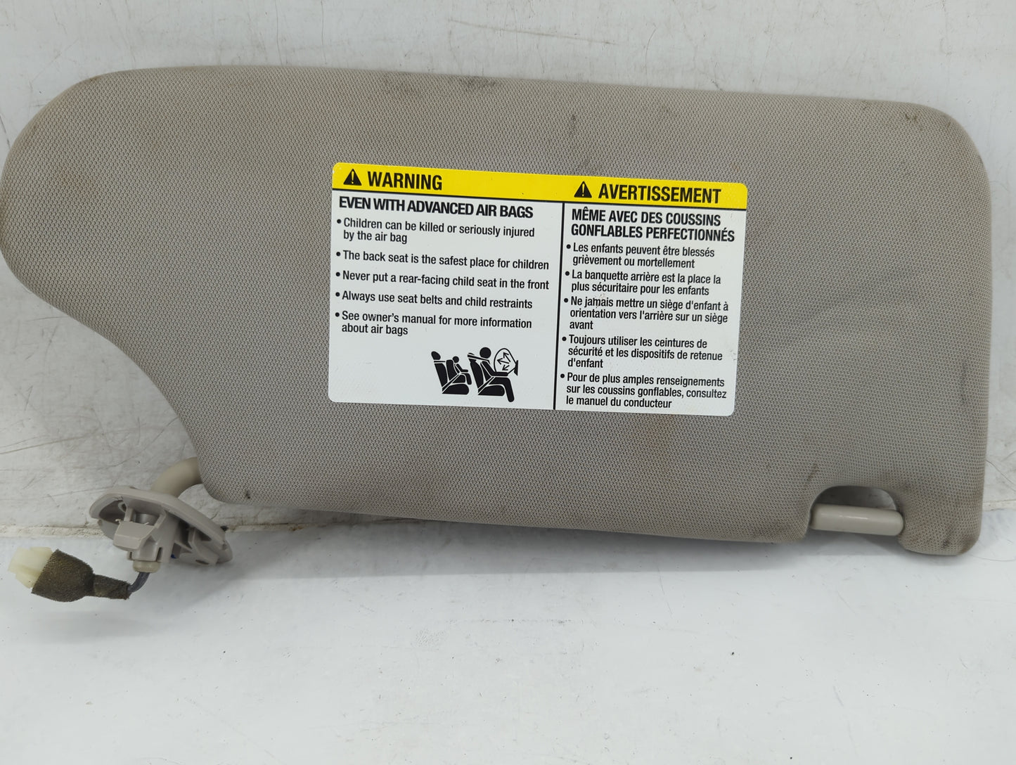 2013-2018 Nissan Altima Sun Visor Shade Replacement Driver Left Mirror Fits Fits 2013 2014 2015 2016 2017 2018 OEM Used Auto