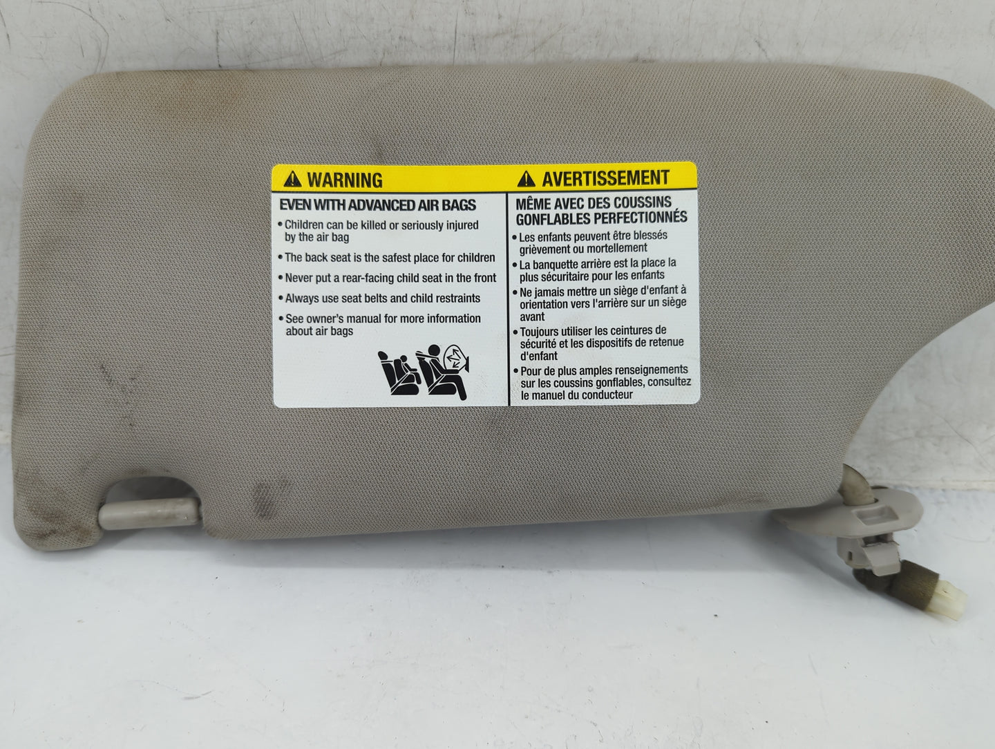 2013-2018 Nissan Altima Sun Visor Shade Replacement Passenger Right Mirror Fits Fits 2013 2014 2015 2016 2017 2018 OEM Used 