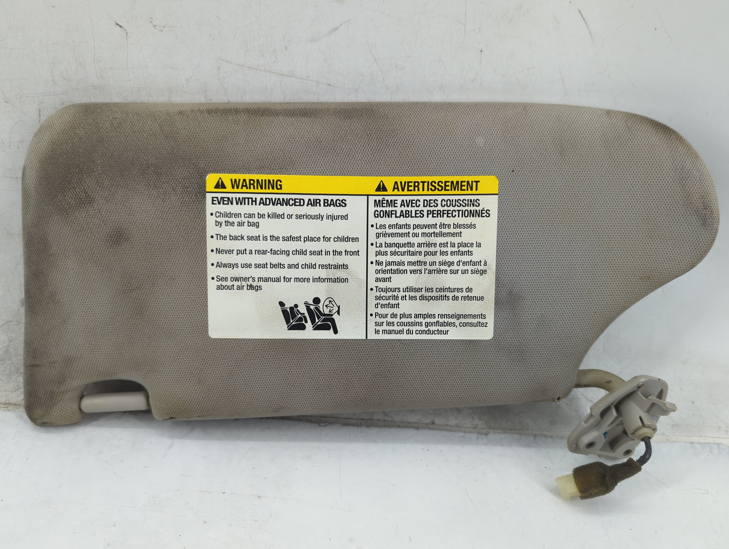 2013-2018 Nissan Altima Sun Visor Shade Replacement Passenger Right Mirror Fits Fits 2013 2014 2015 2016 2017 2018 OEM Used 