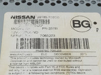 2013-2015 Nissan Altima Radio AM FM Cd Player Receiver Replacement P/N:281853TB0C Fits Fits 2013 2014 2015 OEM Used Auto Par