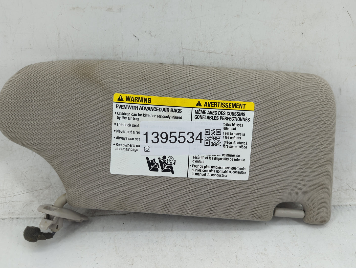 2013-2018 Nissan Altima Sun Visor Shade Replacement Driver Left Mirror Fits Fits 2013 2014 2015 2016 2017 2018 OEM Used Auto