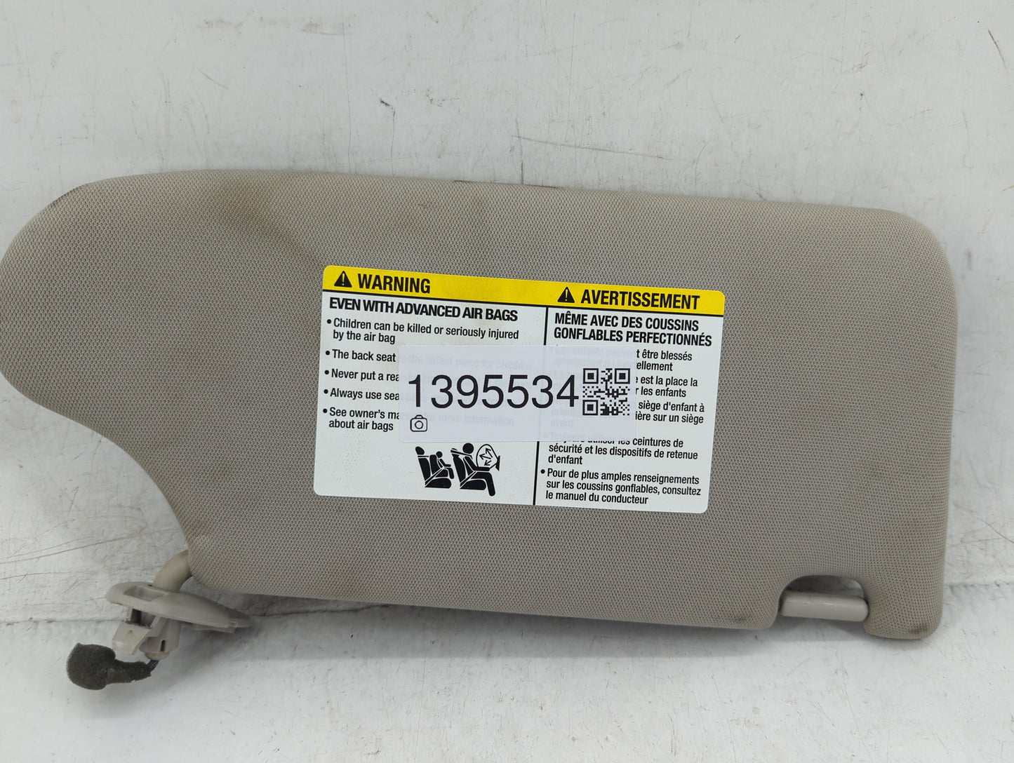 2013-2018 Nissan Altima Sun Visor Shade Replacement Driver Left Mirror Fits Fits 2013 2014 2015 2016 2017 2018 OEM Used Auto
