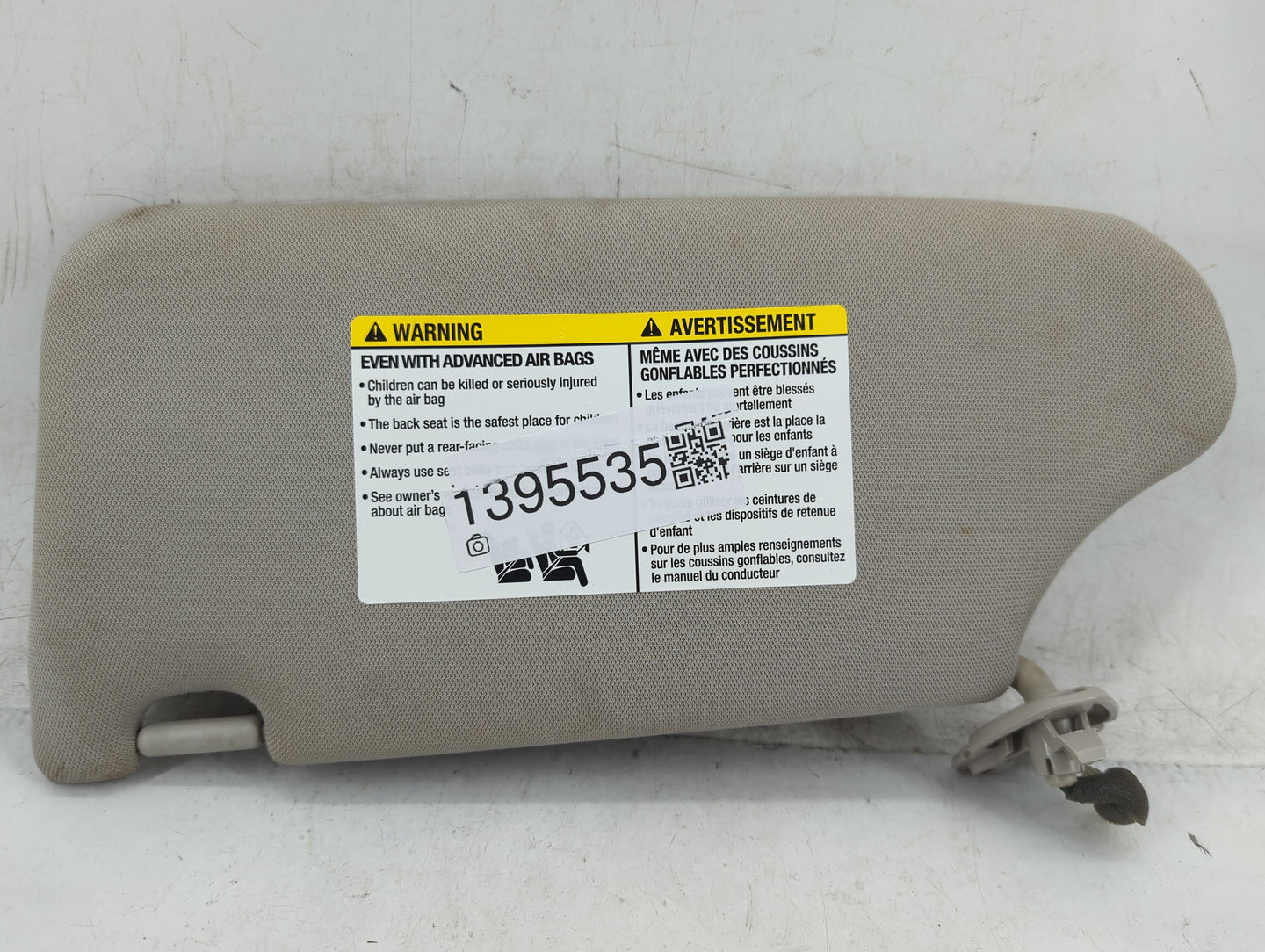 2013-2018 Nissan Altima Sun Visor Shade Replacement Passenger Right Mirror Fits Fits 2013 2014 2015 2016 2017 2018 OEM Used 