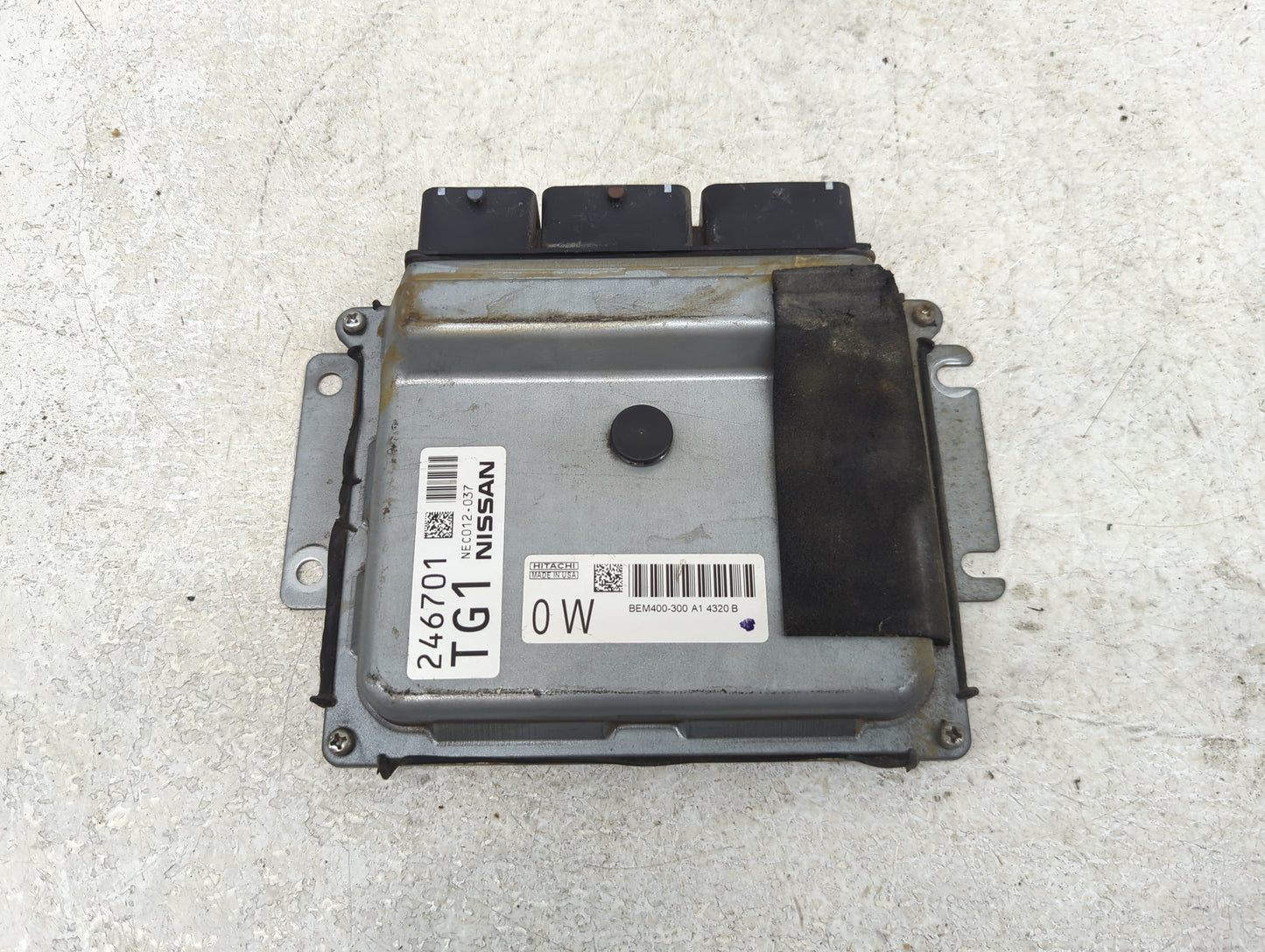 2013-2014 Nissan Altima PCM Engine Control Computer ECU ECM PCU OEM P/N:NEC012-037 BEM400-300 A1 Fits Fits 2013 2014 OEM Use