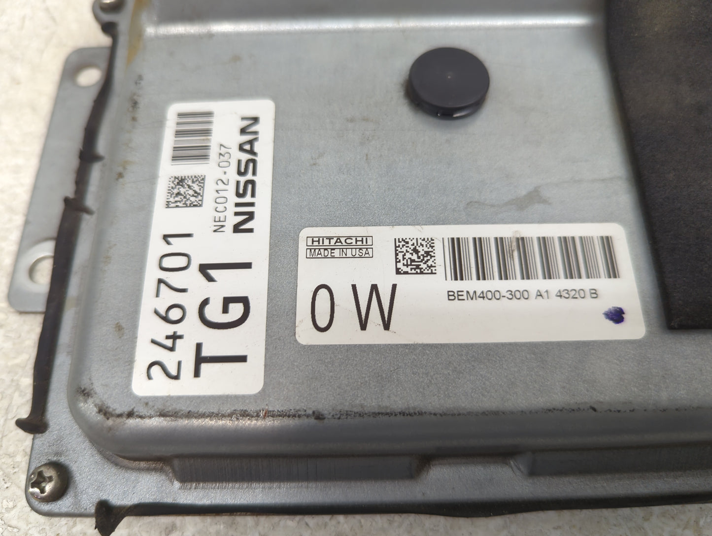 2013-2014 Nissan Altima PCM Engine Control Computer ECU ECM PCU OEM P/N:NEC012-037 BEM400-300 A1 Fits Fits 2013 2014 OEM Use