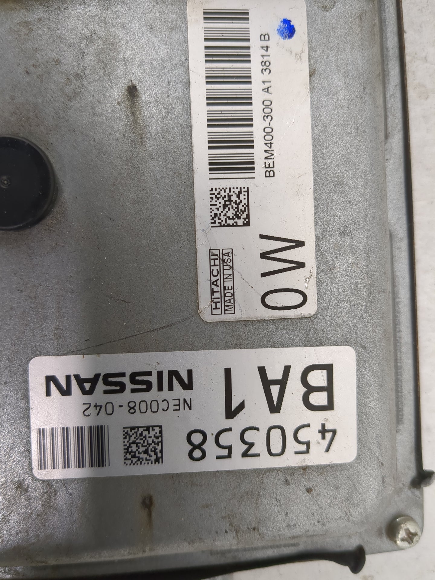2013-2014 Nissan Altima PCM Engine Control Computer ECU ECM PCU OEM P/N:BEM400-300 A1 NEC008-042 Fits Fits 2013 2014 OEM Use
