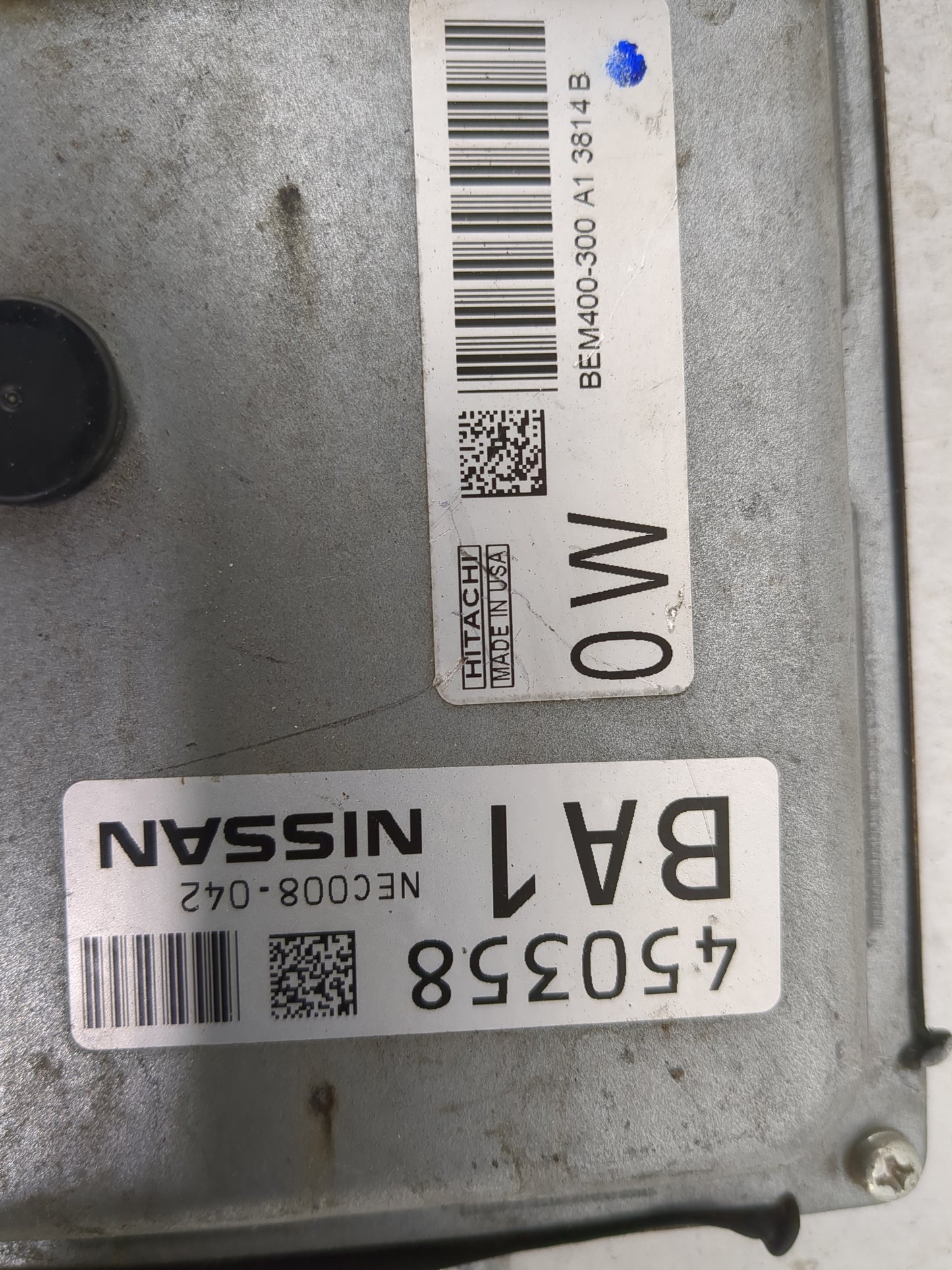 2013-2014 Nissan Altima PCM Engine Control Computer ECU ECM PCU OEM P/N:BEM400-300 A1 NEC008-042 Fits Fits 2013 2014 OEM Use