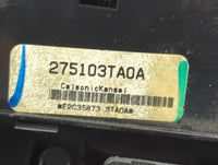 2013-2015 Nissan Altima Climate Control Module Temperature AC/Heater Replacement P/N:275103TA0A Fits Fits 2013 2014 2015 OEM