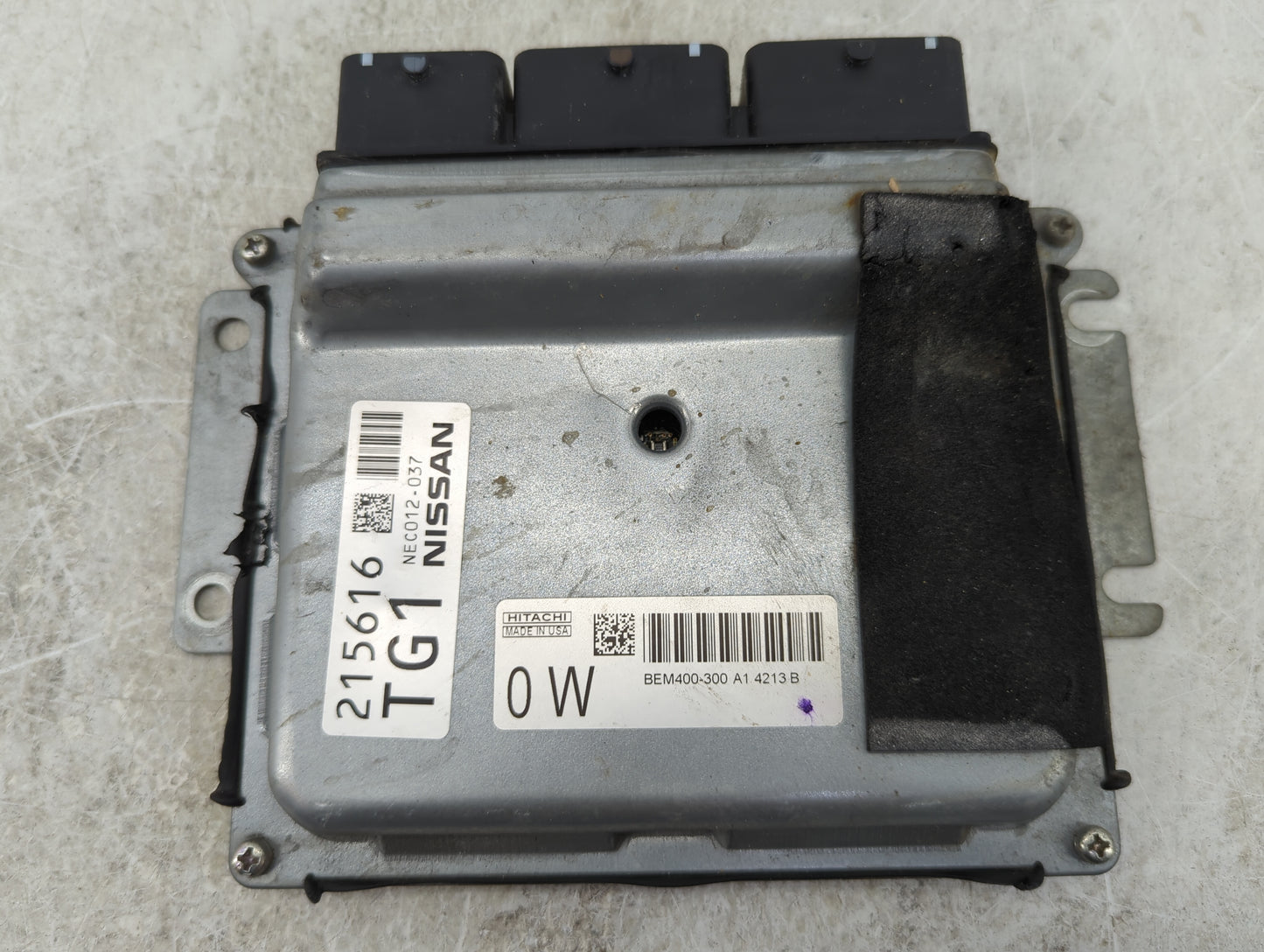 2013-2014 Nissan Altima PCM Engine Control Computer ECU ECM PCU OEM P/N:NEC012-037 BEM400-300 Fits Fits 2013 2014 OEM Used A