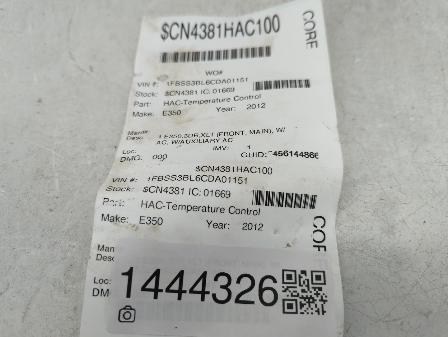 2013-2014 Nissan Altima Climate Control Module Temperature AC/Heater Replacement Fits Fits 2013 2014 OEM Used Auto Parts - O
