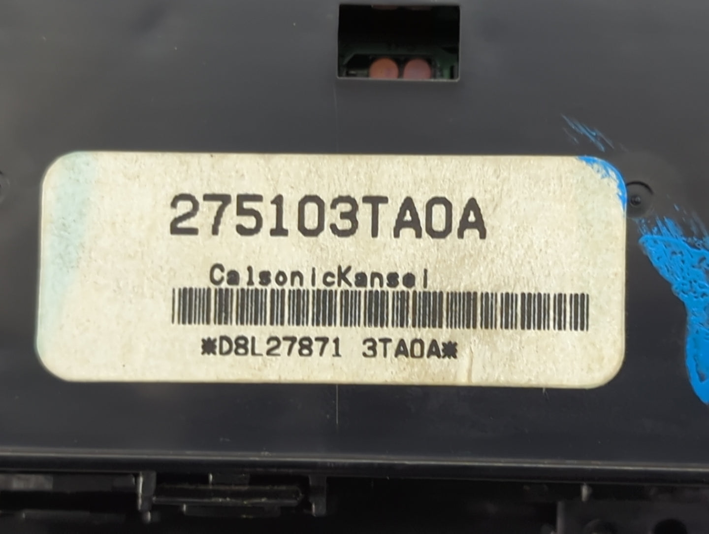 2013-2014 Nissan Altima Climate Control Module Temperature AC/Heater Replacement P/N:275103TA0A Fits Fits 2013 2014 OEM Used
