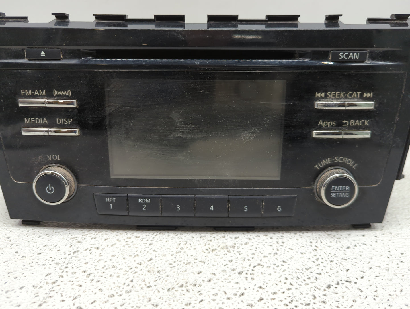2013-2015 Nissan Altima Radio AM FM Cd Player Receiver Replacement P/N:281853TA1B CQ-FN24E1GX Fits Fits 2013 2014 2015 OEM U