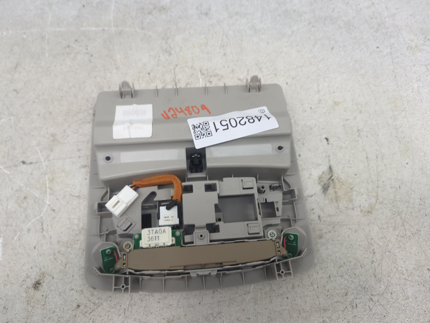 2013-2015 Nissan Altima Overhead Roof Console Tan - Oemusedautoparts1.com