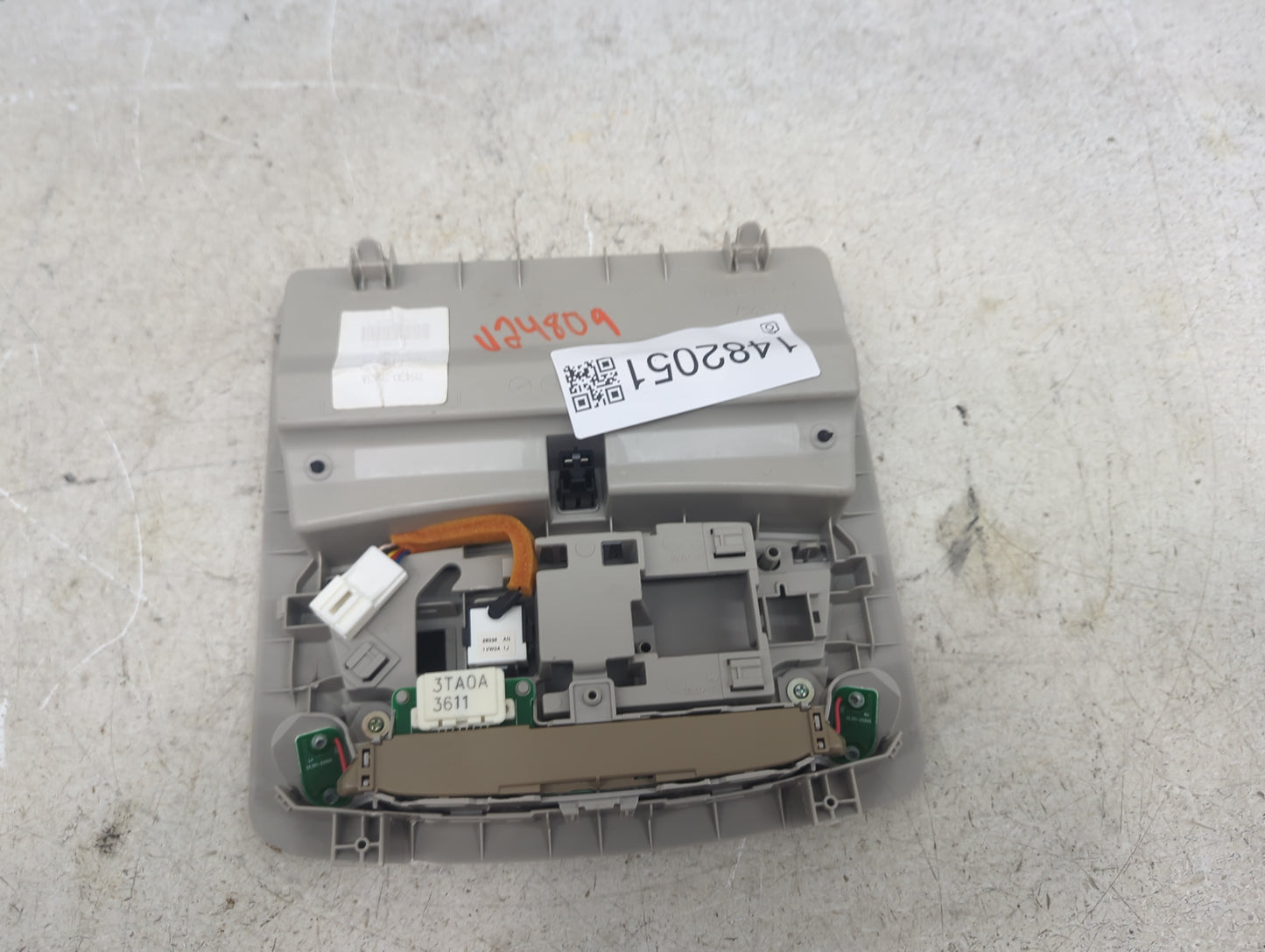 2013-2015 Nissan Altima Overhead Roof Console Tan - Oemusedautoparts1.com