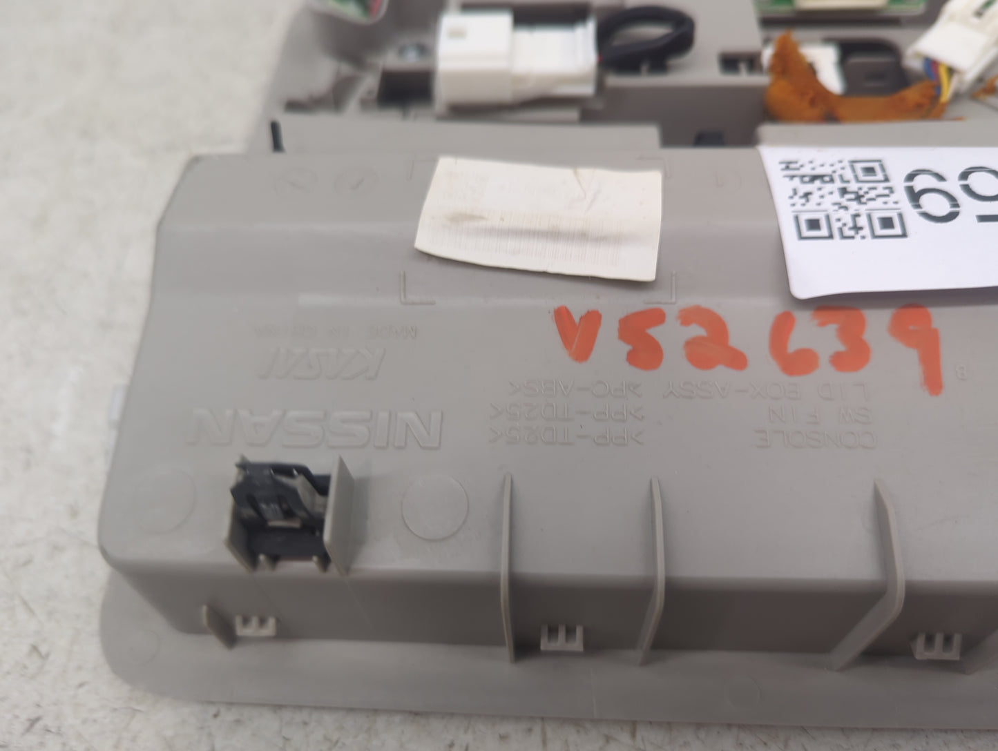 2013-2015 Nissan Altima Overhead Roof Console Gray - Oemusedautoparts1.com
