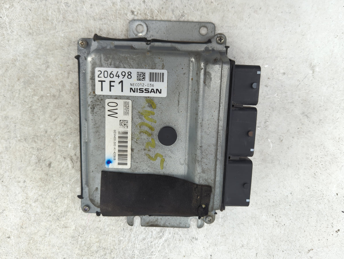 2013-2014 Nissan Altima PCM Engine Control Computer ECU ECM PCU OEM P/N:BEM400-300 A1 NEC012-036 Fits 2013 2014 OEM Used Aut