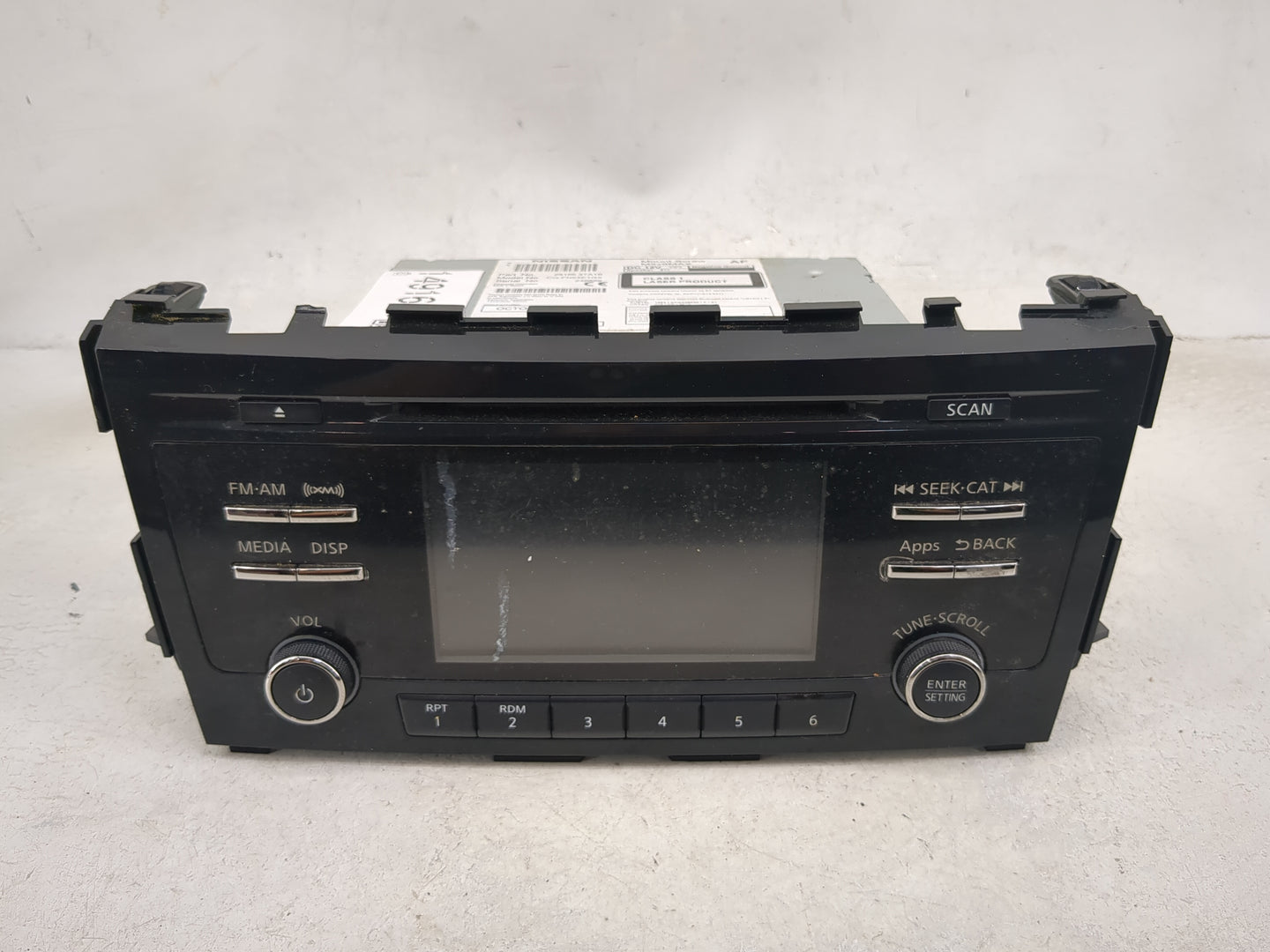 2013-2015 Nissan Altima Radio AM FM Cd Player Receiver Replacement P/N:28185 3TA1B CQ-FN24E1GX Fits Fits 2013 2014 2015 OEM 