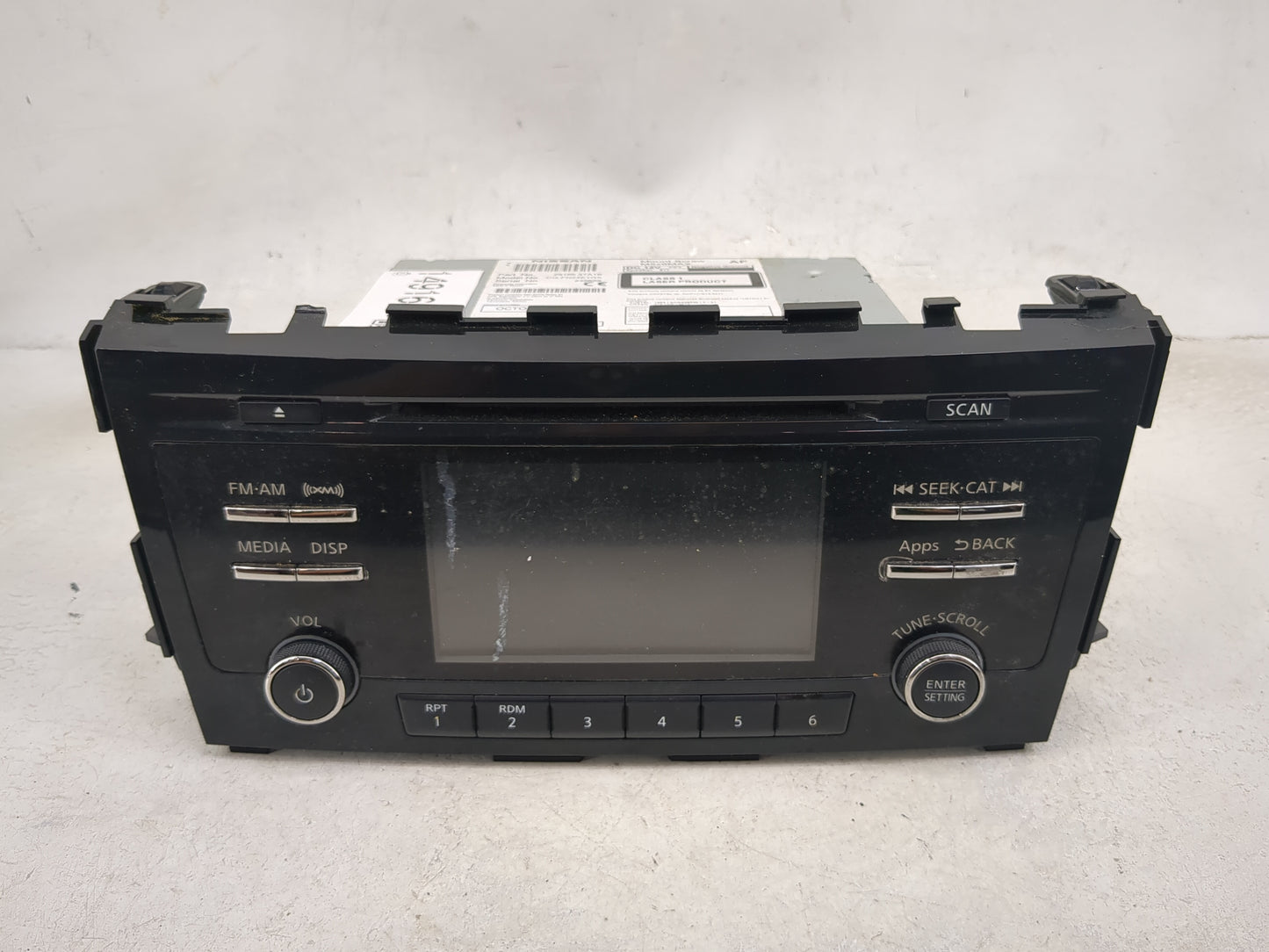 2013-2015 Nissan Altima Radio AM FM Cd Player Receiver Replacement P/N:28185 3TA1B CQ-FN24E1GX Fits Fits 2013 2014 2015 OEM 