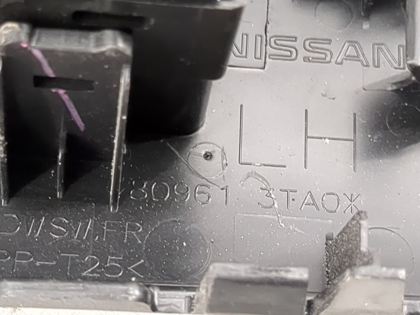 2013-2018 Nissan Altima Master Power Window Switch Replacement Driver Side Left P/N:809613TA0X Fits OEM Used Auto Parts - Oe