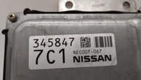 2013-2014 Nissan Altima PCM Engine Control Computer ECU ECM PCU OEM P/N:BEM400-300 MEC300-012 A1, MEC300-052 Fits Fits 2013 