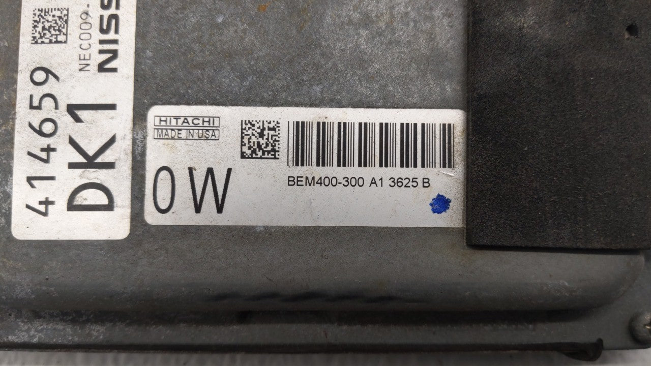 2013-2014 Nissan Altima PCM Engine Control Computer ECU ECM PCU OEM P/N:BEM400-300 MEC300-012 A1, MEC300-052 Fits Fits 2013 