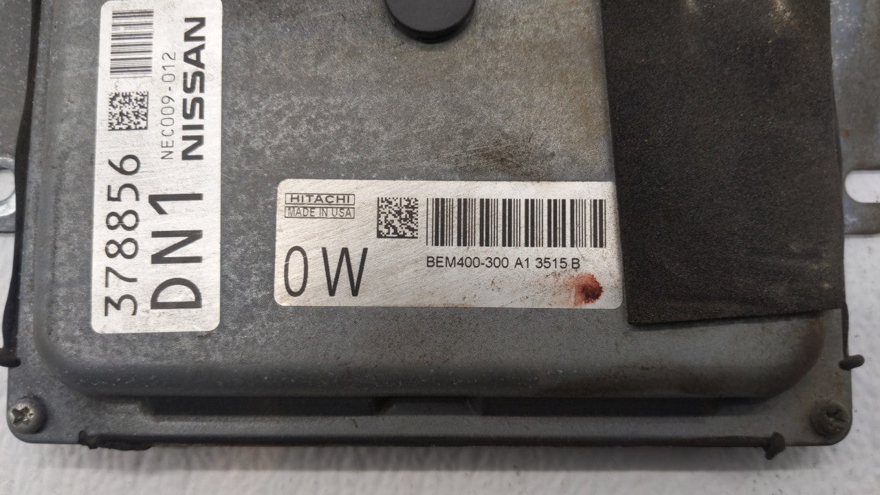 2013-2014 Nissan Altima PCM Engine Control Computer ECU ECM PCU OEM P/N:BEM400-300 MEC300-012 A1, MEC300-052 Fits Fits 2013 