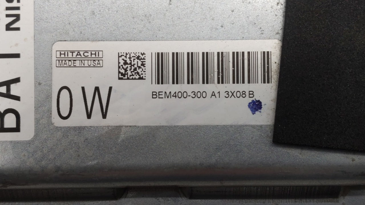 2013-2014 Nissan Altima PCM Engine Control Computer ECU ECM PCU OEM P/N:103271BA1 MEC300-021 A1, BEM400-300 Fits Fits 2013 2