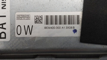 2013-2014 Nissan Altima PCM Engine Control Computer ECU ECM PCU OEM P/N:103271BA1 MEC300-021 A1, BEM400-300 Fits Fits 2013 2014 OEM Used Auto Parts