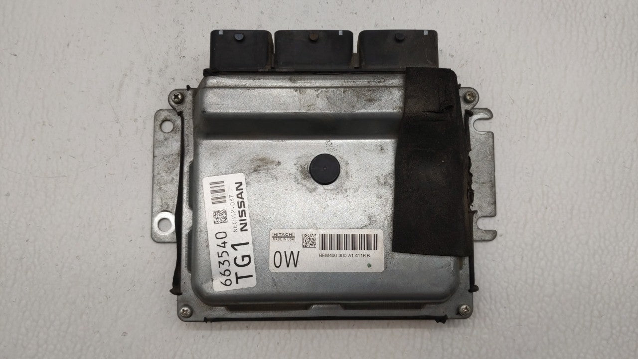 2013-2014 Nissan Altima PCM Engine Control Computer ECU ECM PCU OEM P/N:BEM400-300 A1 NEC012-036 Fits Fits 2013 2014 OEM Use