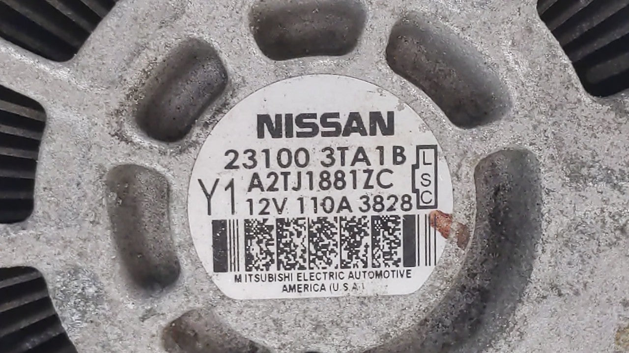 2013-2017 Nissan Altima Alternator Replacement Generator Charging Assembly Engine OEM P/N:23100 3TA1A 23100 3TA1B Fits OEM U