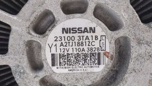2013-2017 Nissan Altima Alternator Replacement Generator Charging Assembly Engine OEM P/N:23100 3TA1A 23100 3TA1B Fits OEM Used Auto Parts