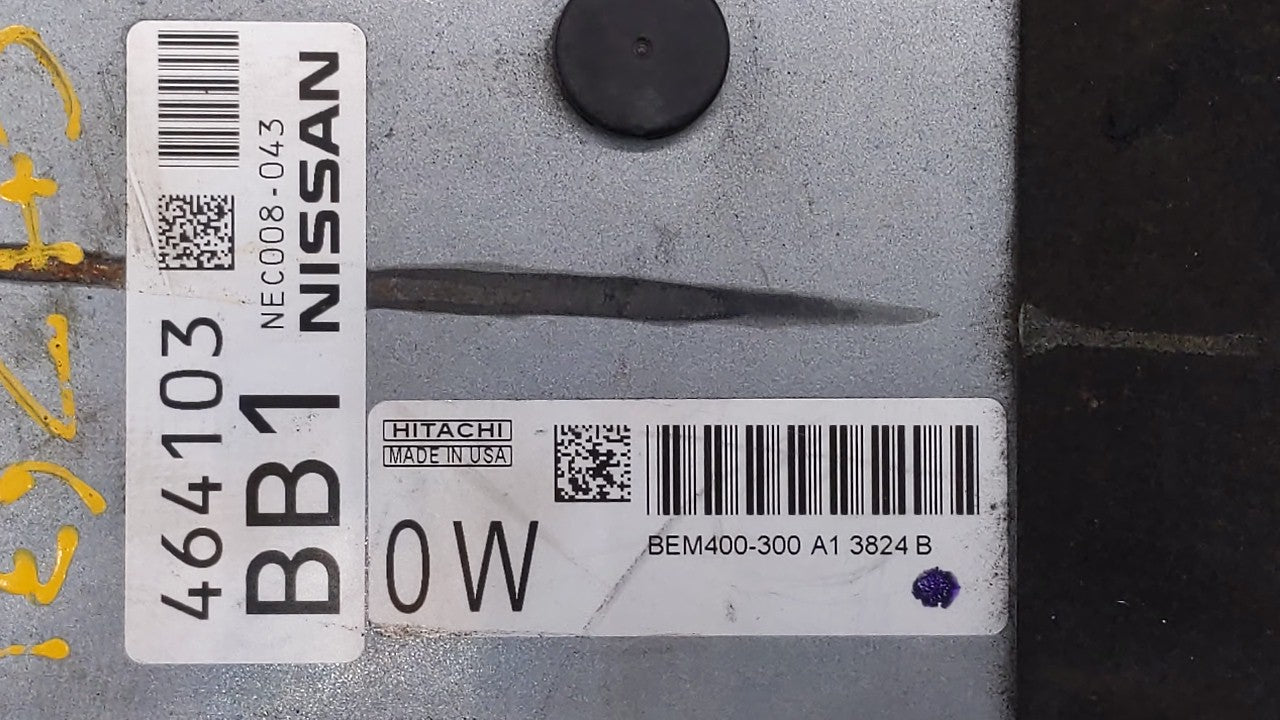 2013-2014 Nissan Altima PCM Engine Control Computer ECU ECM PCU OEM P/N:BEM400-300 MEC300-010 D1 Fits Fits 2013 2014 OEM Use