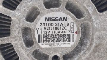 2013-2017 Nissan Altima Alternator Replacement Generator Charging Assembly Engine OEM P/N:23100 3TA1A 23100 3TA1B Fits OEM Used Auto Parts