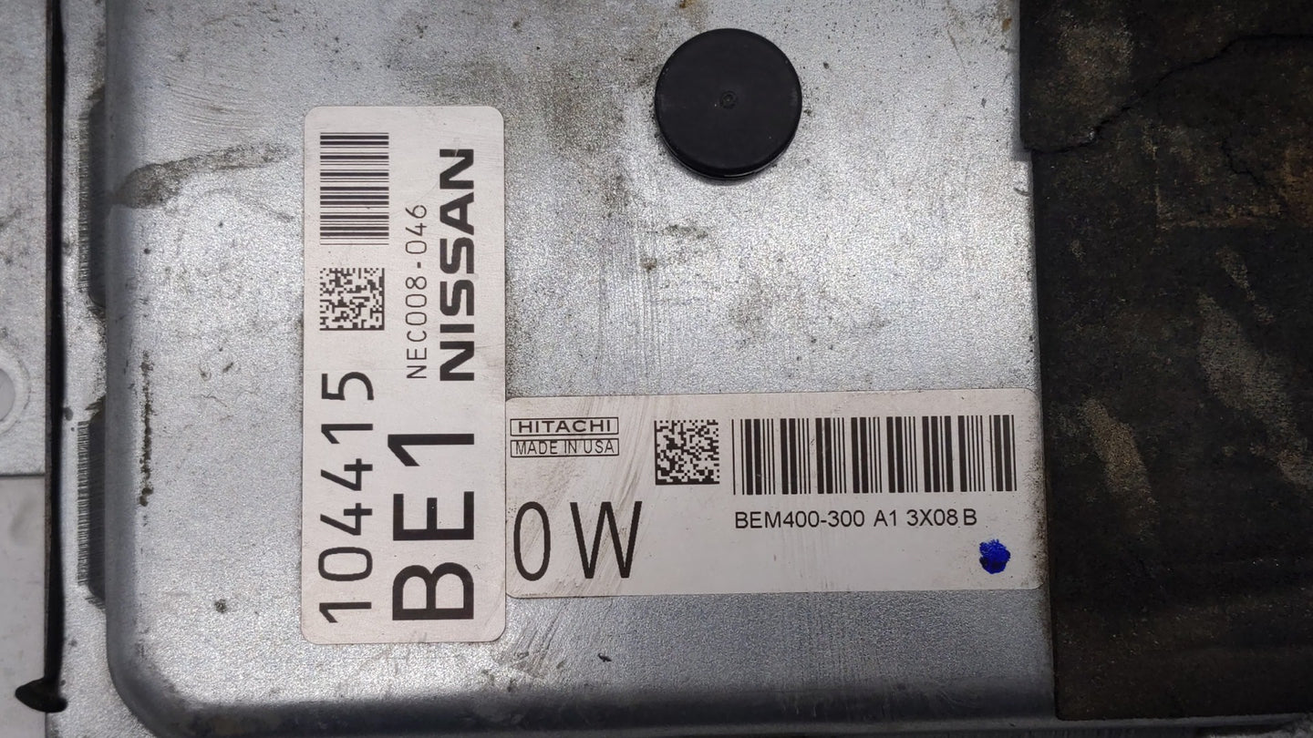 2013-2014 Nissan Altima PCM Engine Control Computer ECU ECM PCU OEM P/N:BEM400-300 A1 NEC012-036 Fits Fits 2013 2014 OEM Use