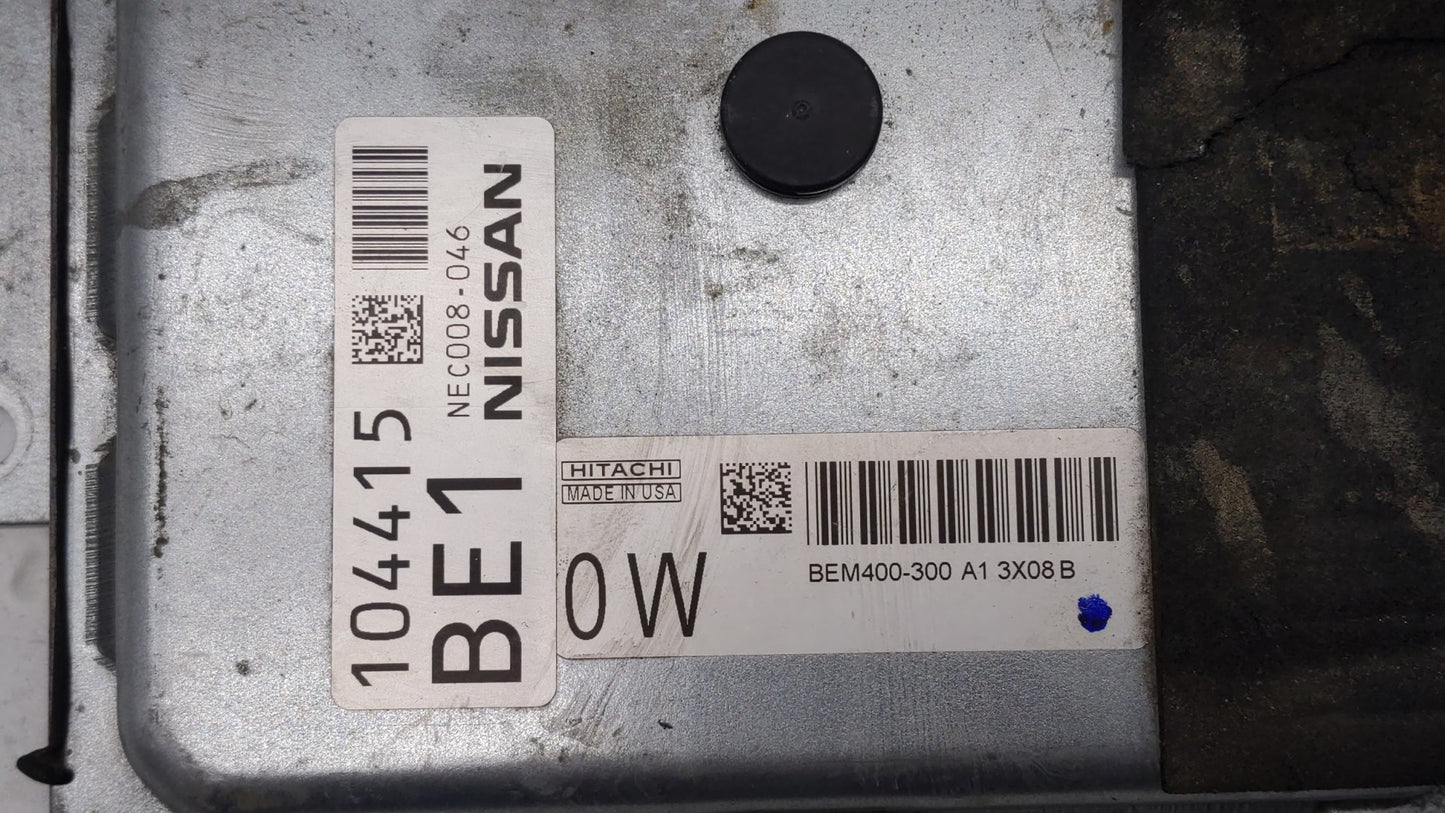 2013-2014 Nissan Altima PCM Engine Control Computer ECU ECM PCU OEM P/N:BEM400-300 A1 NEC012-036 Fits Fits 2013 2014 OEM Use