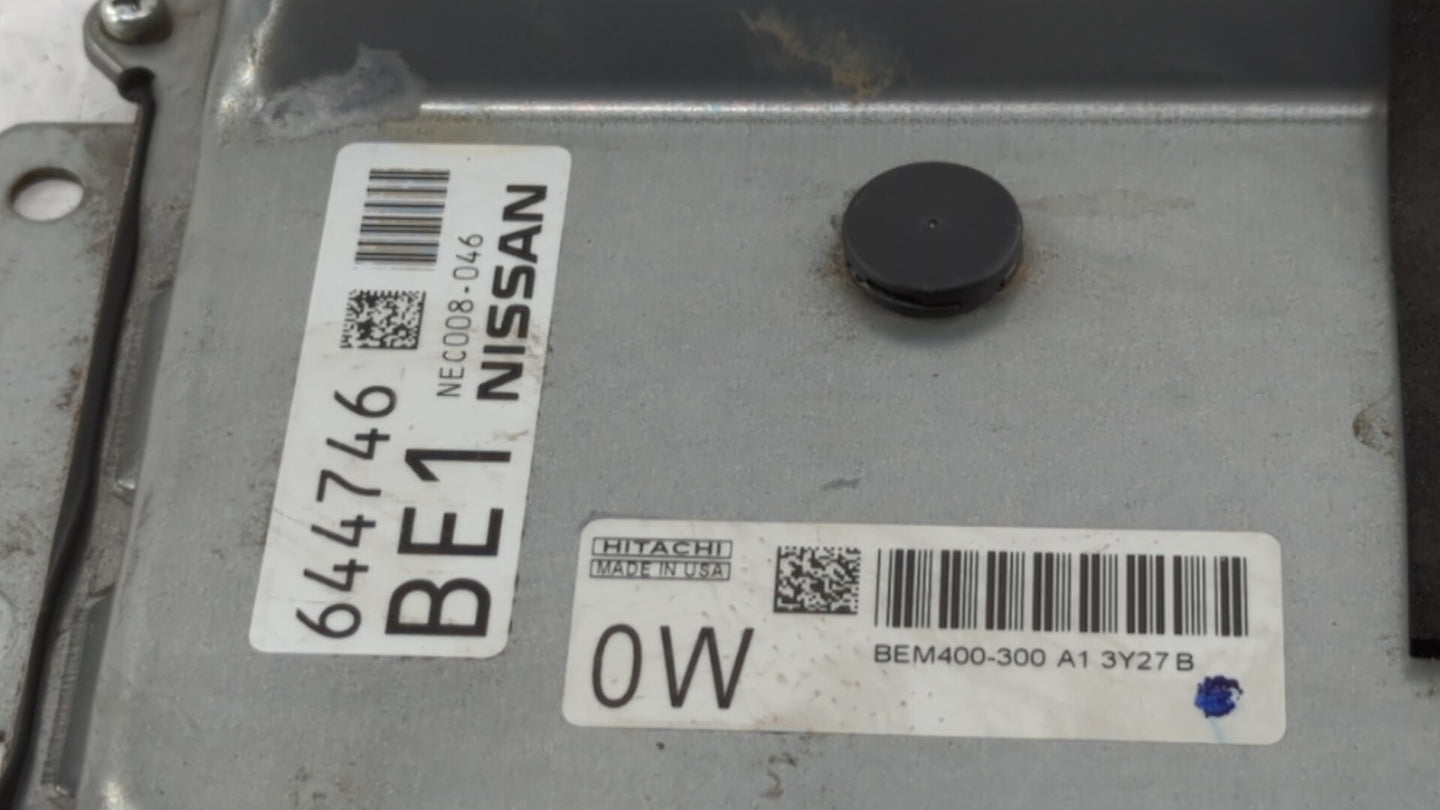 2013-2014 Nissan Altima PCM Engine Control Computer ECU ECM PCU OEM P/N:BEM400-300 A1 NEC012-036 Fits Fits 2013 2014 OEM Use