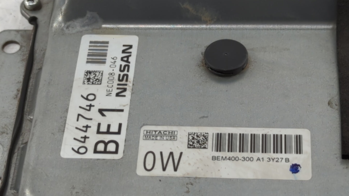 2013-2014 Nissan Altima PCM Engine Control Computer ECU ECM PCU OEM P/N:BEM400-300 A1 NEC012-036 Fits Fits 2013 2014 OEM Use