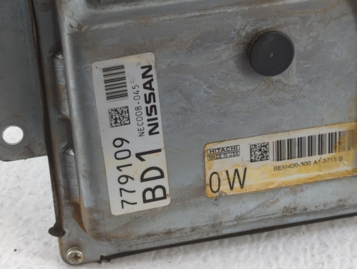 2013-2014 Nissan Altima PCM Engine Control Computer ECU ECM PCU OEM P/N:BEM400-300 A1 NEC008-045, MEC300-040 D1 Fits 2013 20