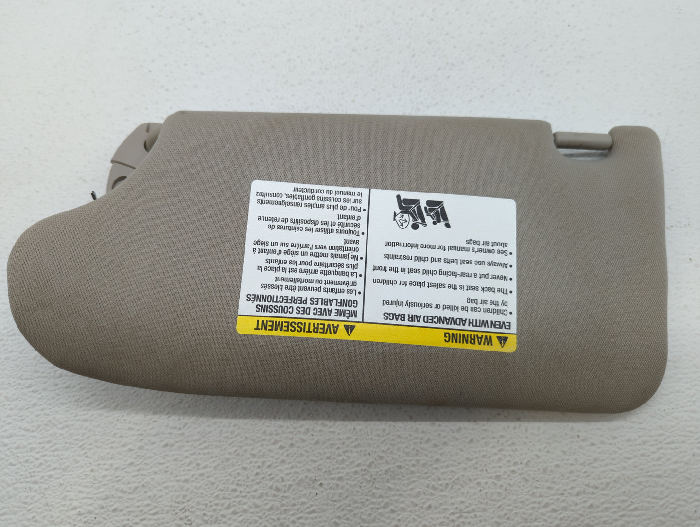 2013-2018 Nissan Altima Sun Visor Shade Replacement Passenger Right Mirror Fits Fits 2013 2014 2015 2016 2017 2018 OEM Used 