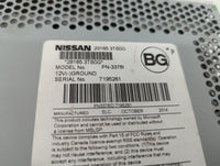 2013-2015 Nissan Altima Am Fm Cd Player Radio Receiver - Oemusedautoparts1.com