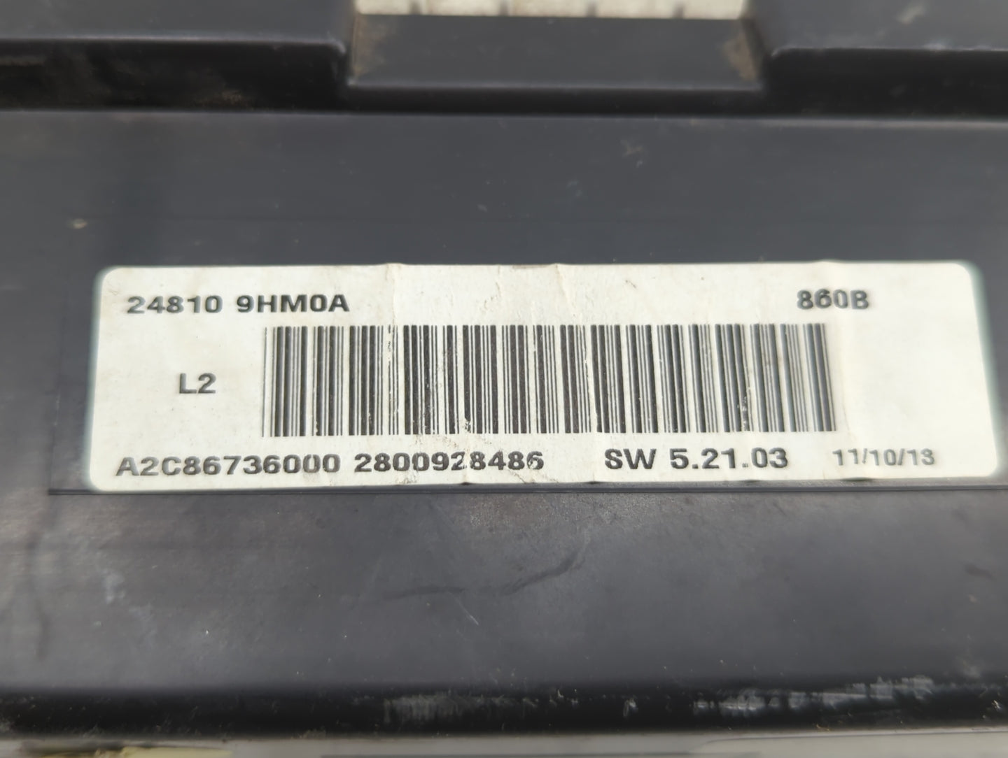 2014 Nissan Altima Instrument Cluster Speedometer Gauges P/N:24810 9HM0A Fits OEM Used Auto Parts - Oemusedautoparts1.com