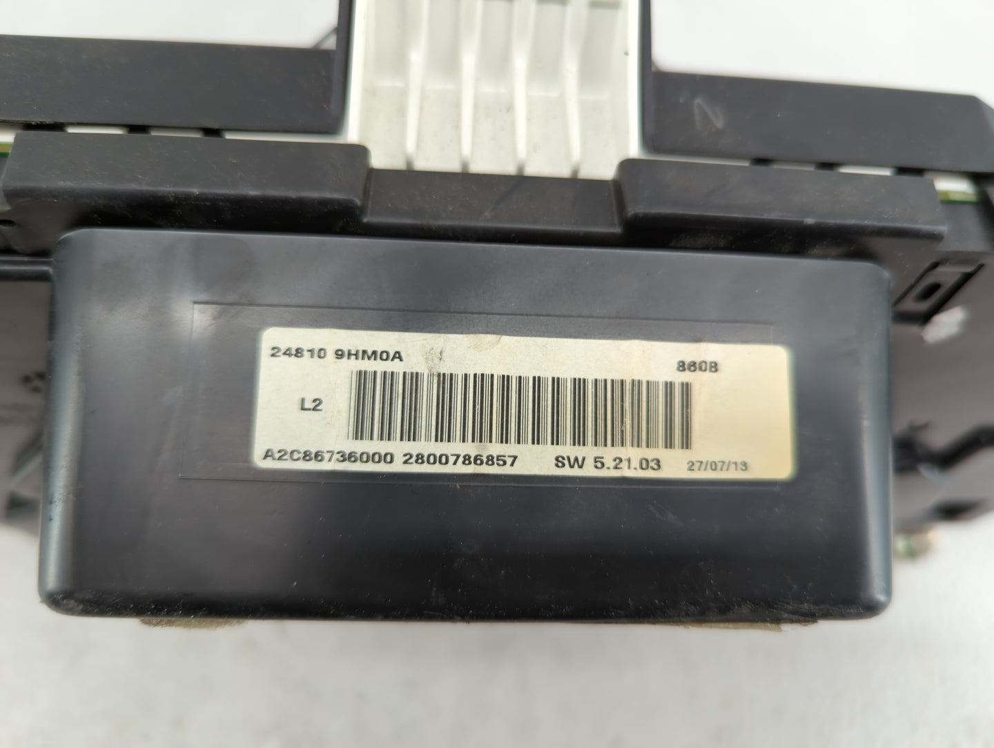 2014 Nissan Altima Instrument Cluster Speedometer Gauges P/N:24810 9HM0A Fits OEM Used Auto Parts - Oemusedautoparts1.com
