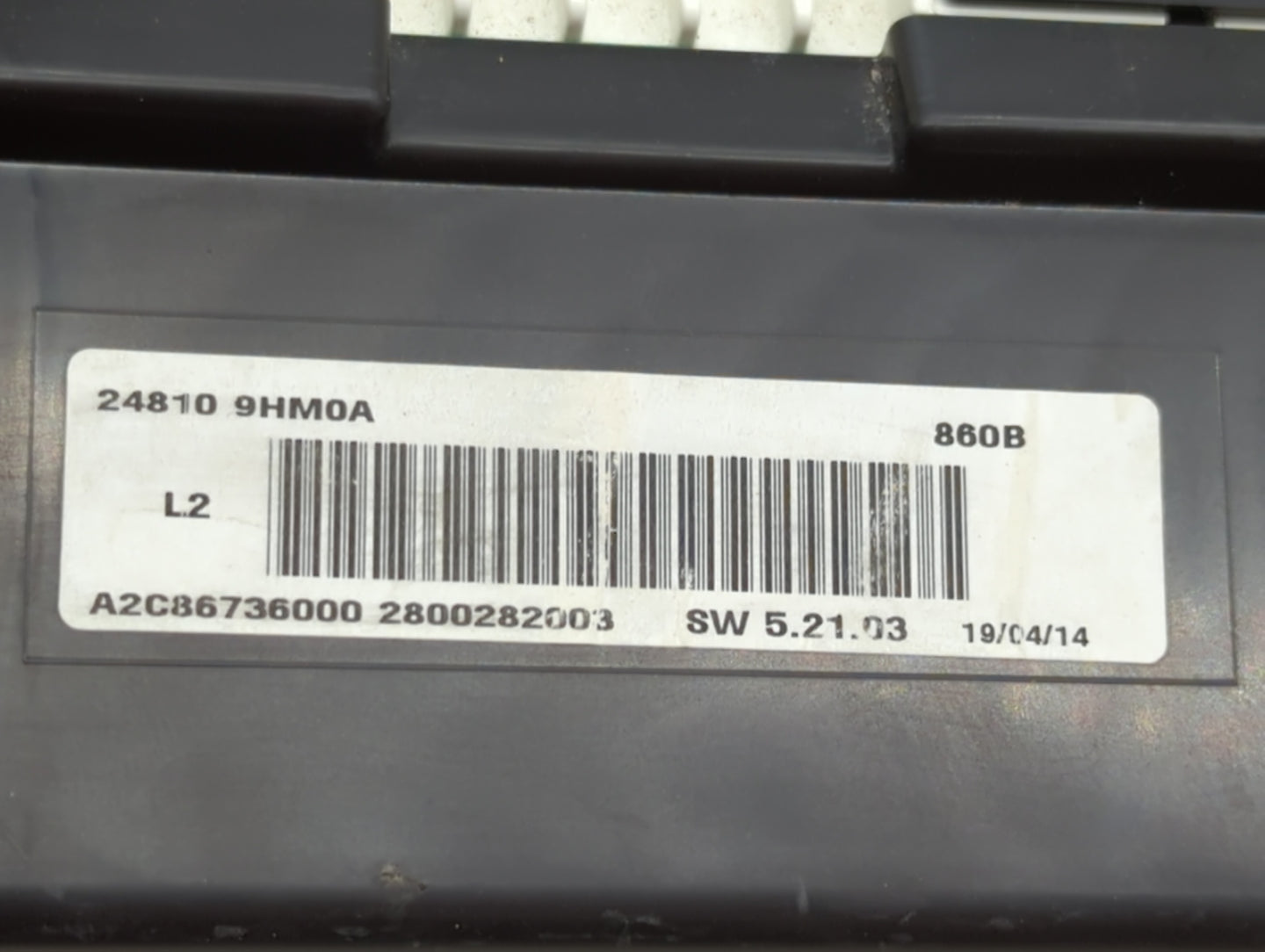 2014 Nissan Altima Instrument Cluster Speedometer Gauges P/N:24810 9HM0A Miles: Fits OEM Used Auto Parts - Oemusedautoparts1
