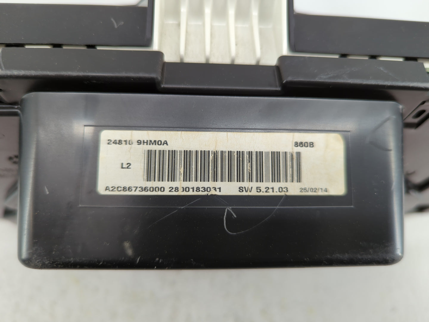 2014 Nissan Altima Instrument Cluster Speedometer Gauges P/N:24810 9HM0A Fits OEM Used Auto Parts - Oemusedautoparts1.com