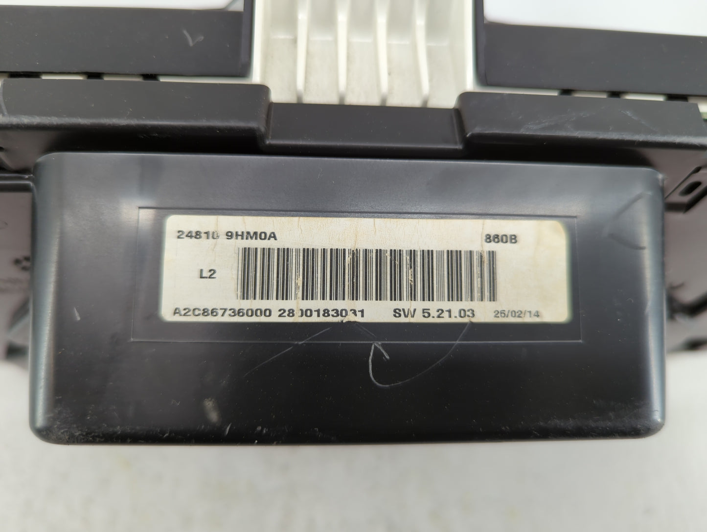 2014 Nissan Altima Instrument Cluster Speedometer Gauges P/N:24810 9HM0A Fits OEM Used Auto Parts - Oemusedautoparts1.com